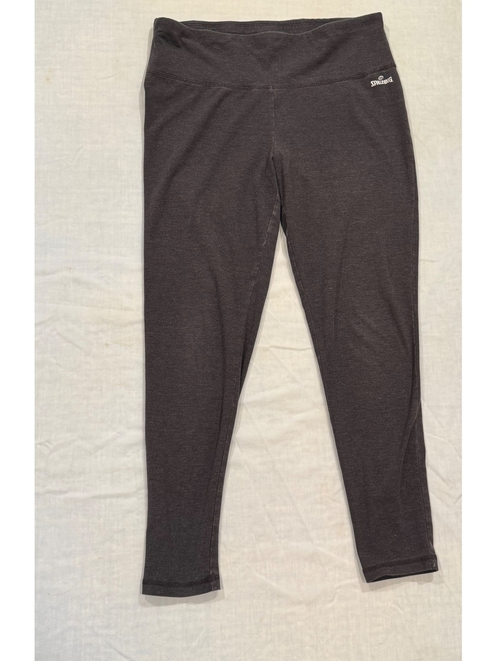 Spalding Women’s XL Dark Blue Navy Heather Leggings High Rise Yoga Athletic
